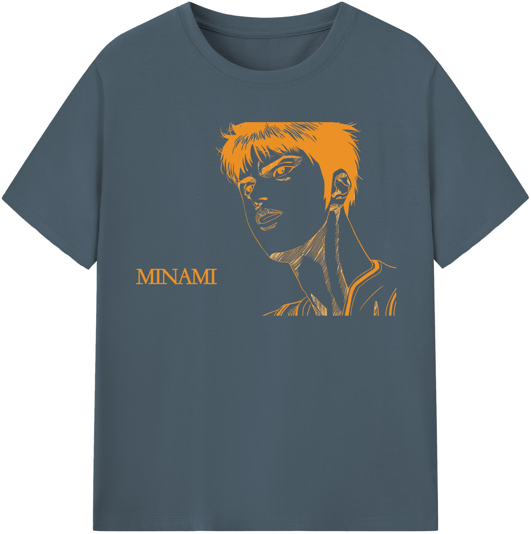 SLAM DUNK／スラムダンク 綿100％半袖Tシャツ（フロントプリント）
